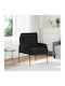 Black Armchair 60x56x80cm