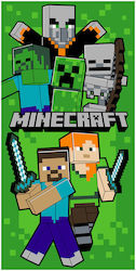 Minecraft Microfibre Beach Towel Minecraft Microfibre Beach Towel