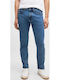 Men's Jeans Pants with Slim Fit Blue
