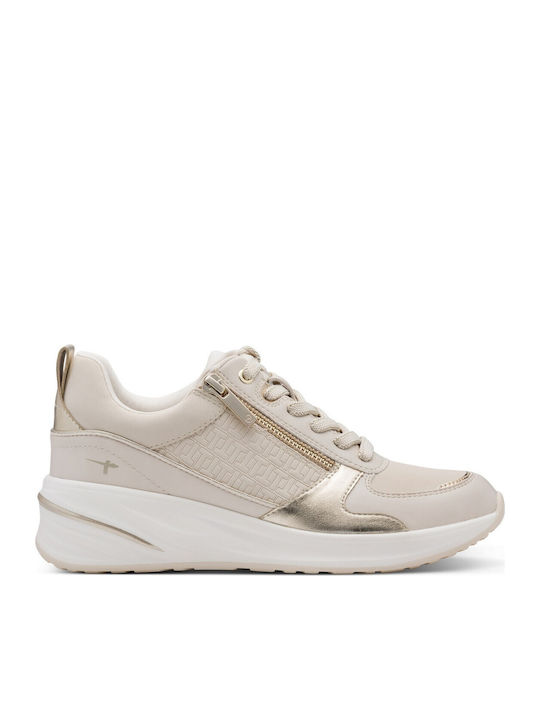 Tamaris Sneakers Ivory / Gold