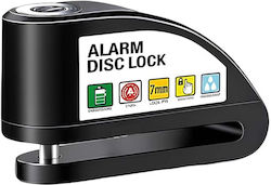 Avizar Disk Lock 110db Alarm Compact Bicycle Scooter Black