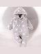 ShuShu Baby-Strampler Samt Grau