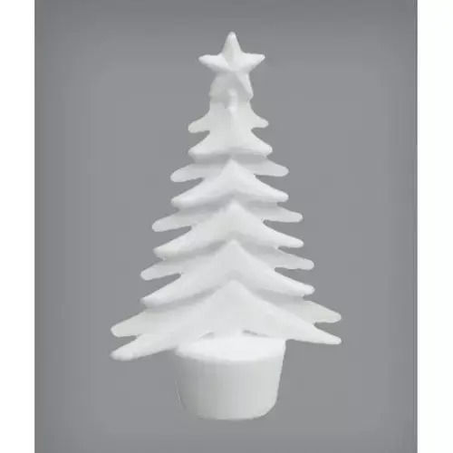 Styrofoam Christmas Tree Decorations Trees 5 Pieces