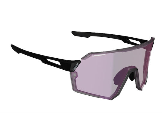 Leatt Cycling Glasses with Purple Frame and Multicolour Lenses
