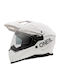 O'Neal D-SRS Solid White Gloss V.26 Motorradhelm Volles Gesicht ECE 22.06