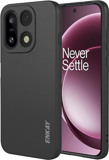 Enkay Liquid Θήκη Σιλικόνης Black Oneplus 15 5g