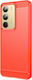 Mofi Umschlag Rückseite Silikon Rot (Realme 14x)