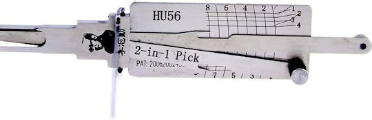 Lishi Original Hu56 Instrument Auto Decoder 2-în-1 Pick Deschidere Uși Portbagaj Compatibil Volvo S40 V40 Mitsubishi Carisma