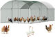 Vevor Metallic Poultry Coop L0.19 x W0.09 x H0.06m