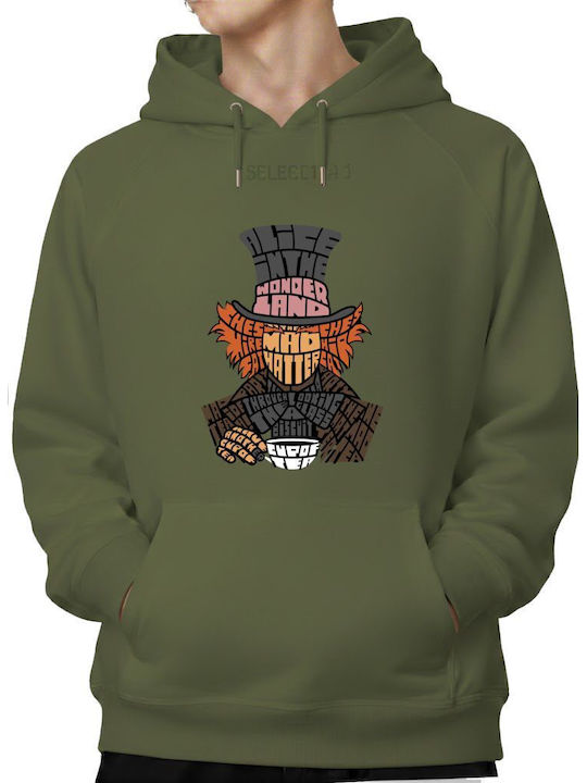 Блуза С Качулка Madhatter Pop Culture Военнозелен