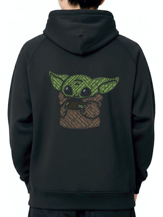 Zip Hoodie Baby-yoda Pop Culture Schwarz