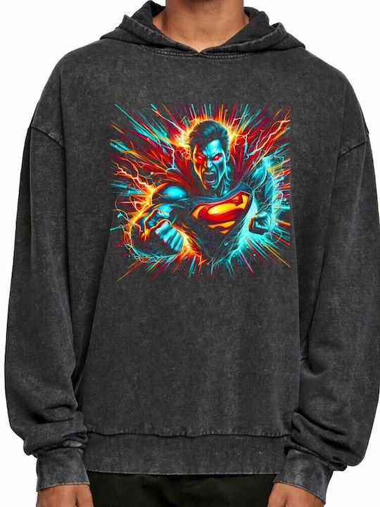 Oversized Premium Hoodie Superman Unleashed Pow...
