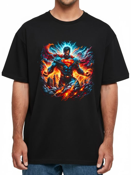 Oversized T-shirt Superman Elemental Fury Pop C...
