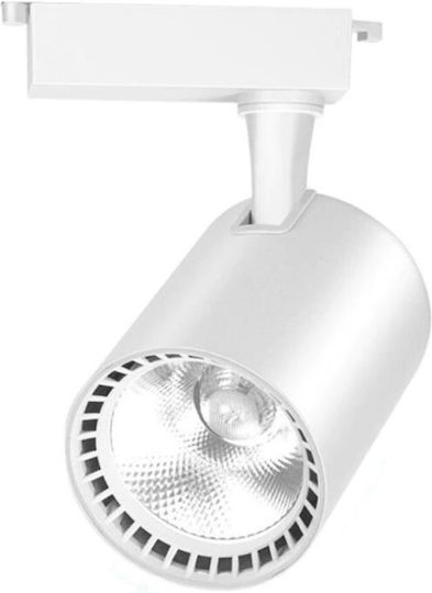 LED Θερμό Λευκό Σποτ με 10 Φώτα σε Λευκό Χρώμα LED Θερμό Λευκό Σποτ με 10 Φώτα σε Λευκό Χρώμα