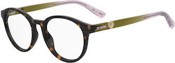 Love Moschino Brillengestelle mit Rezept Mol683...