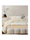 Das Home Sheet Sets King Size 260x280cm. Happy Grey, Ochre 4pcs