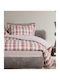 Das Home Happy Σετ Σεντόνια Υπέρδιπλα 240x260εκ. Taupe (4τμχ)