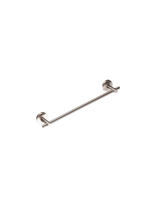 Piccadilly Single Wall-Mounted Bathroom Rail Silver