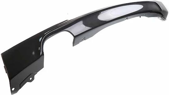 Diffuser Rear Bumper Bmw 3 F30/F31 11-19 M-tech Black Matte 1 Double Exhaust Hole Left Abs Plastic 1 Piece Bmw Carner