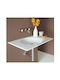 Roca Aufgesetztes Waschbecken Porzellan 80x49cm White