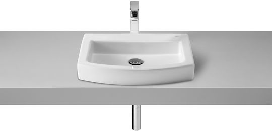 Roca Επικαθήμενος Νιπτήρας Πορσελάνης 52x44cm Λευκός