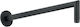 Round Wall Arm 35cm Velvet Black Nobili