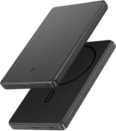 Wiwu P072 MagSafe Power Bank 5000mAh 20W with USB-C Port Power Delivery Black