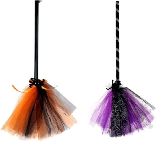 Carnival Broom for Halloween 1pcs (Μiscellaneous Colors)