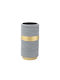 Decorative Vase Gray 12x12x23cm