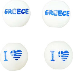 Пластмасова Мъниста Greece Ø20 мм Отвор Ø8 мм 1кг 200 бр Пластмасова Мъниста Greece Ø20 мм Отвор Ø8 мм 1кг 200 бр