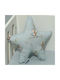 Baby Oliver Baby Oliver Nursery Decor Cradle Pillow Light Blue 37x37cm