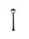 Fumagalli Outdoor Floor Lamp Small Post IP55 for E27 Bulb Black