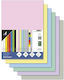 Kangaro Carton A4 160gr 50 Foi Curcubeu 10 Culori Pastel