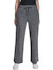 Damen Stoff Hose Schwarz