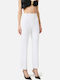 Dama Tesatura Pantaloni White