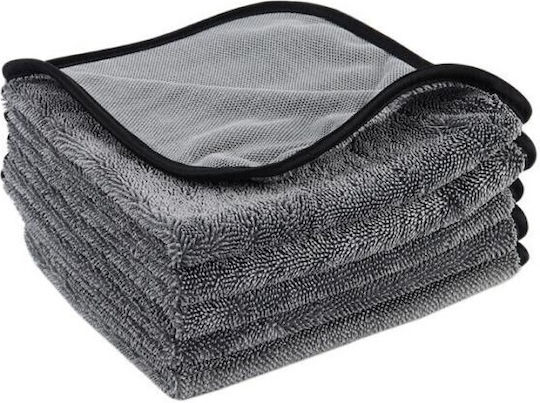 Selected Auto Cloths Microfiber Cleaning Car 600gsm Gray 60x40cm 3pcs