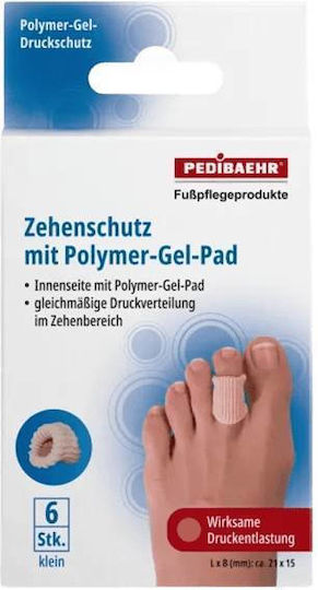 Pedibaehr Pansamente cu Gel pentru Călcâie Crăpate Mici 6buc