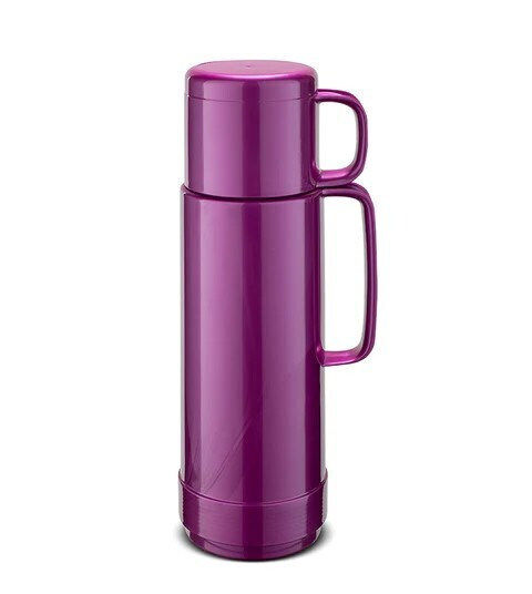 Rotpunkt Glass Thermos Glass / Plastic 750ml Shiny Grape with Handle