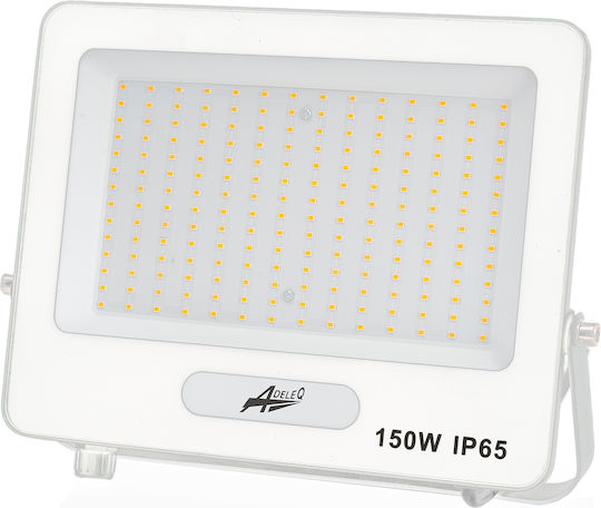 Adeleq Waterproof LED Flood Light 100W Natural White 4000K With Motion Sensor IP65