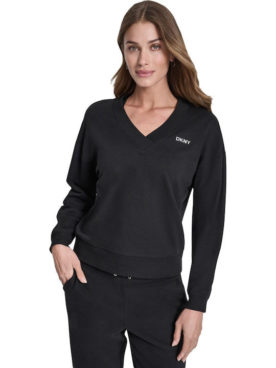 DKNY Γυναικείο Φούτερ Μαύρο