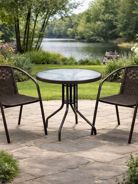 Dining Set for Small Outdoor Spaces Paros 3 Pie...