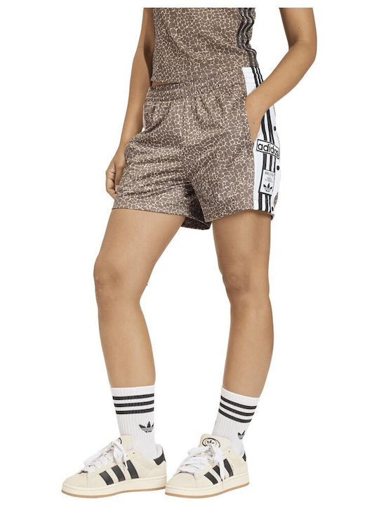 Allover Print Damen-Shorts Beiges