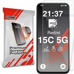 Хибридно Закалено Стъкло Защитно Grizz Hybrid Glass Xiaomi Redmi 15c 5g Хибридно Закалено Стъкло Защитно Grizz Hybrid Glass Xiaomi Redmi 15c 5g