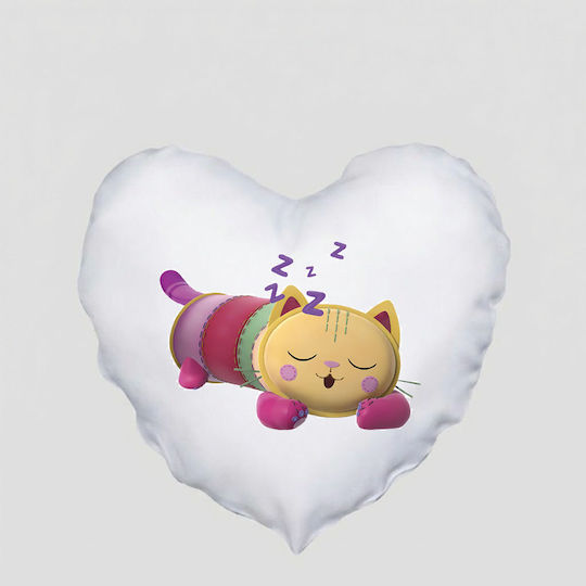 Heart Pillow Size 41x39cm Gabby's Dollhouse Gabi Dollhouse White
