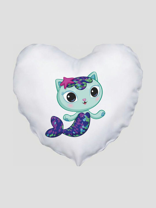 Heart Pillow Size 41x39cm Gabby's Dollhouse Gabi Dollhouse White