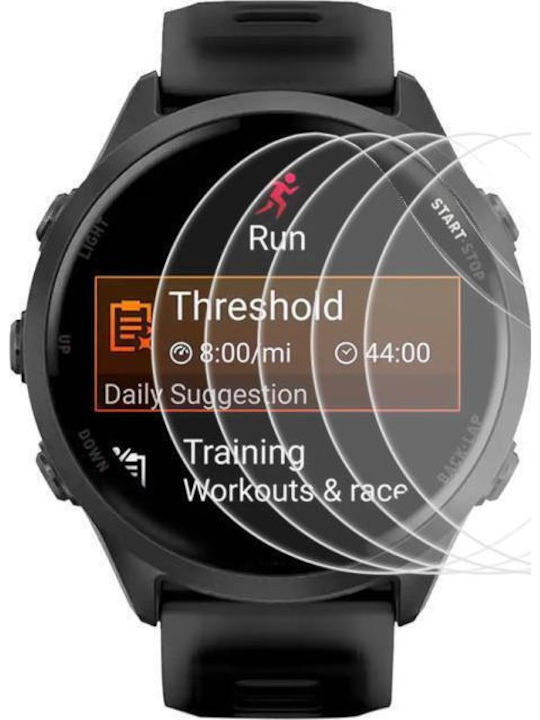 Garmin Foreunner 570 47mm 5 Bucăți Xdfind Folie Hidrogel Moale de Acoperire Completă Protecție Frontală Ceas