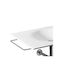Roca Kalahari Wall-Mounted Bathroom Hook with Screws Silver