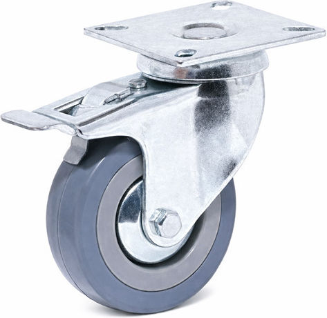 Finetto Furniture Wheel made of Metal Gray