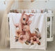 IngVart Baby Bedding Set for Crib White 7 Pieces SETELAFPETAL-60