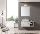 Piccadilly Countertop with Sink & Mirror with Light Melamine Elm Rousseau Statuario Piccadilly